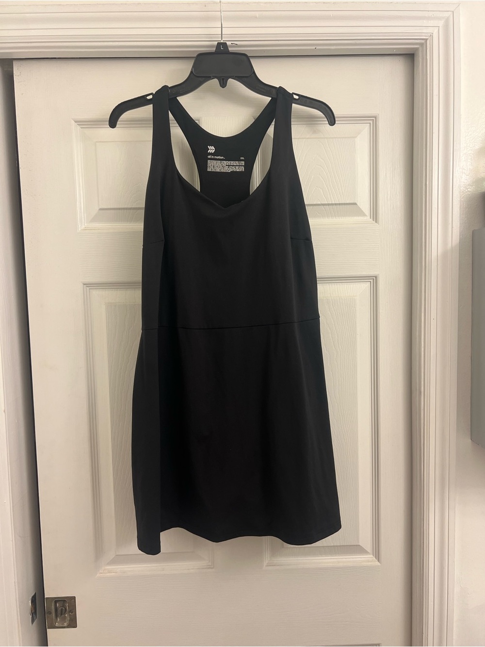 all in motion Black Racerback Mini Tennis Dress